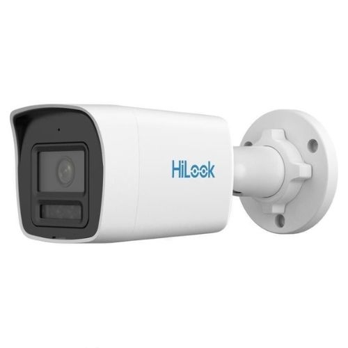 Camera supraveghere IP Hikvision HiLook IPC-B169HA-LU, 6MP, Iluminare duala 30m, 2.8mm, ColorVu, Microfon, Poe, IP67