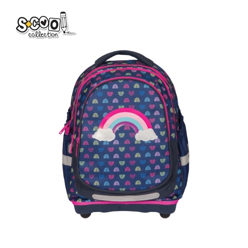 Ghiozdan anatomic RAINBOW, 38x39x19.5 cm - S-COOL