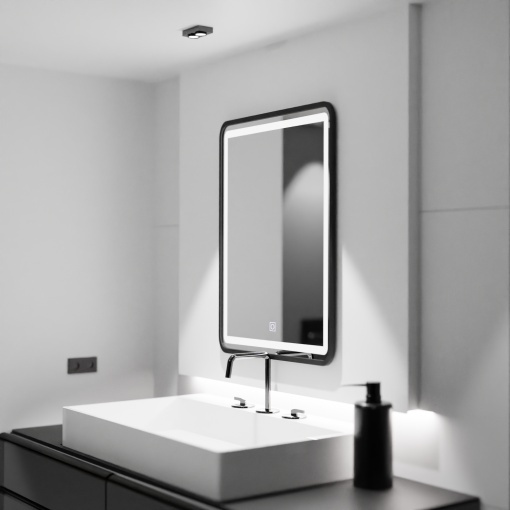 Oglinda LED Rectangulara, 60x80cm, Ombra Basic Touch