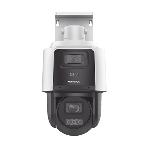 Camera IP PTZ TandemVu, 4MP, zoom optic 4X, IR 40m DarkFighter, WL 30m, PoE+ - HIKVISION DS-2SE3C404MWG-E14-2.8mm