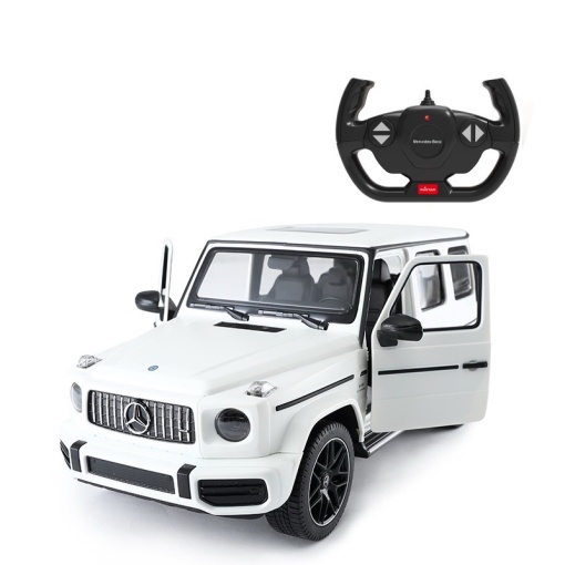 MASINA CU TELECOMANDA MERCEDES-BENZ G63 ALB SCARA 1 LA 14