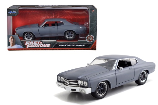 MASINUTA METALICA FAST AND FURIOUS ROMAN&#39;S CHEVY CAMARO SCARA 1:24