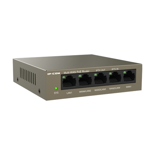 Router 4 porturi Gigabit PoE+, 55W, 1 port RJ45 Gigabit, management - IP-COM M20-PoE