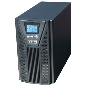 UPS 1000VA Online, dubla conversie, management, 2 schuko, -A0114953