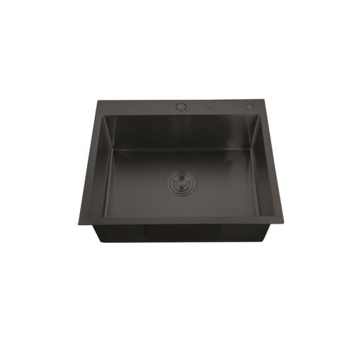 MIXXUS HM5843-215 NANO-BLACK (3.0/0.8) chiuveta bucatarie din inox