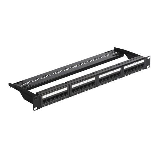 Patch Panel 1U'UTP cat5e'24 porturi RJ45 - ASYTECH Networking ASY-PP-UTP5E-24