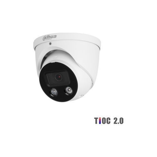 Camera de supraveghere Dome IP 5MP, Smart Dual light lentila 2.8mm, Lumina Alba/IR 30m, Microfon , MicroSD 256GB, WizSense - Dahua IPC-HDW3549H-AS-PV-0280B-S4