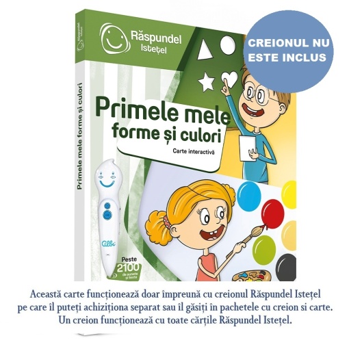 Raspundel Istetel, Carte - Primele mele forme si culori, ALBI - BLACKFIRE