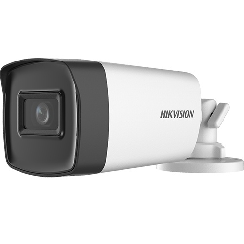 Camera supraveghere analog 2MP, lentila 2.8mm, IR 40m, Audio integrat - Hikvision DS-2CE17D0T-IT3FS-2.8mm