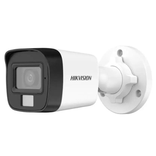 Camera supraveghere analog Smart Hybrid Light 2 MP, lentila 2.8mm, IR 25m, WL 20M, Mini Bullet - Hikvision DS-2CE16D0T-LPFS-2.8mm