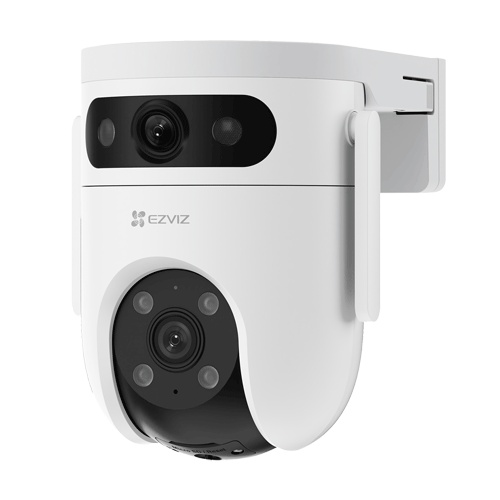 Camera supraveghere IP Wi-Fi Pan&amp;Tilt, Dual 3K, Audio bidirectional, SDcard, distanta IR 30m, color 24/7 - EZVIZ H9c Dual