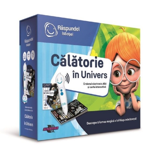 Pachet Raspundel Istetel, Creion si carte - Calatorie in univers, ALBI - BLACKFIRE