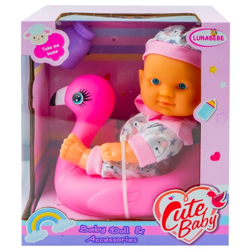 Bebelus cu accesorii, 22 cm