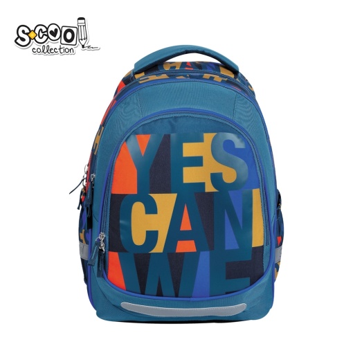 Ghiozdan anatomic LIGHT, YES WE CAN, 41x28x17 cm - S-COOL