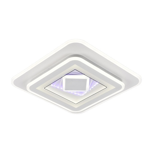 Lustra LED DOLIA, 70W, Diametru 49cm, lumina Rece/Calda/Neutra, Alb