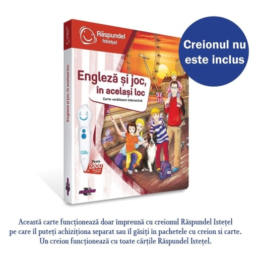 Raspundel Istetel, Carte - Engleza si joc, in acelasi loc, ALBI - BLACKFIRE