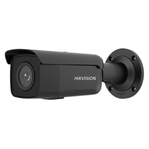 Camera supraveghere IP 6MP, lentila 2.8mm, IR 60m, AcuSense, Alarma, PoE, Microfon - Hikvision DS-2CD2T66G2-2I (C) (Black)