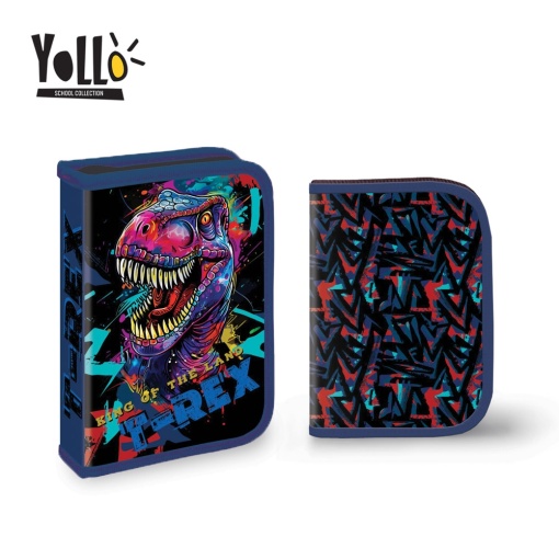 Penar echipat, 1 fermoar, 2 extensii, 30 piese, T-REX - YOLLO