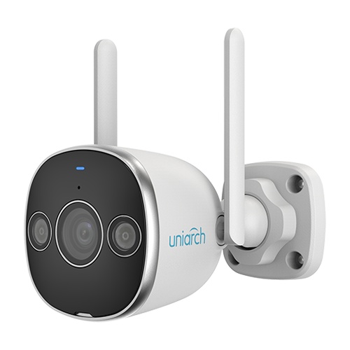 Camera IP WiFI, 3MP, lentila 2.8mm, IR 20m, Lumina Alba 10m, Audio bidirectional, Slot card SD, IP67- Uniarch Uho-B2D-M3F3D
