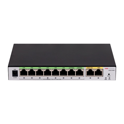 Router All in One ,2xRJ45 gIGABIT ,8 X RJ45 Poe Gigabit , Behavoir Management - HIKVISION DS-3WG210GP-SI