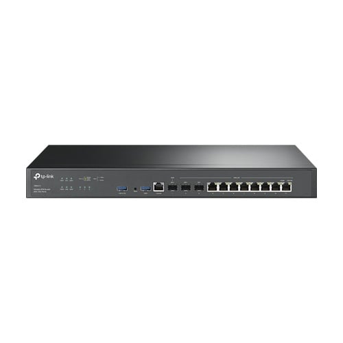 Router VPN, 2 x SFP+ 10G, 1 x SFP Gigabit, 8 x RJ45 Gigabit, 2 x USB, 1U - TP-Link Omada ER8411