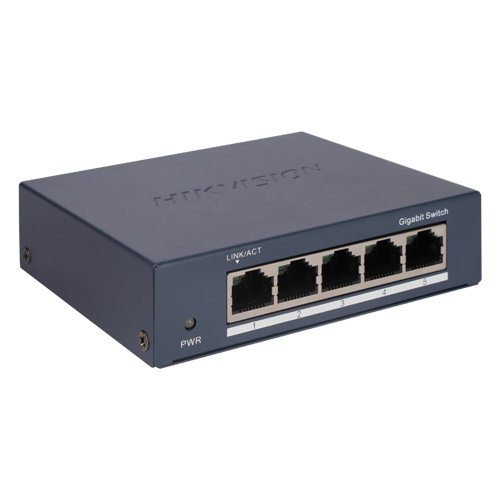Switch 5 porturi Gigabit carcasa metal 10 Gbps - HIKVISION DS-3E0505-O