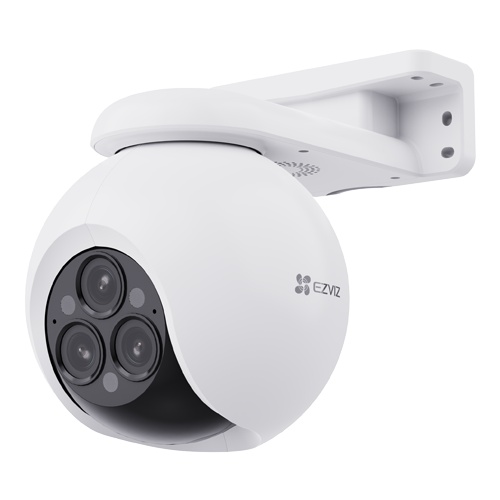 Camera IP Pan&amp;Tilt, Wi-Fi, 3 lentile, 4MP, Audio bidirectional, Alarma, IR 30m, Color 24/7 - EZVIZ CS-H80f(3x4MP)