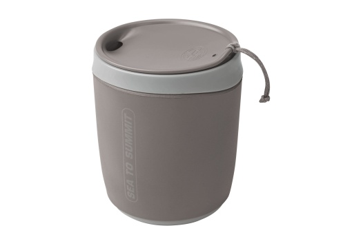 Cana 473 ml cu capac Sea To summit Delta InsulMug, leak proof, gri