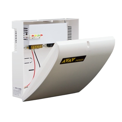 Sursa de alimentare 12V/10A, back-up in cabinet de plastic