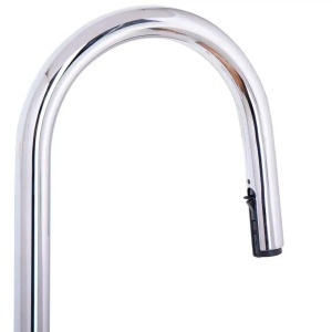 Baterie Bucatarie cu Dus Extractabil, Inox SUS304, Crom, FJ5543 - Img 2