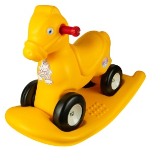Calut balansoar 2 in 1, galben - ROBENTOYS - Img 1