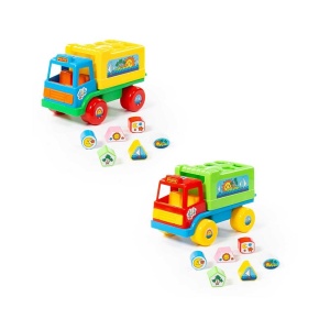 Camion educativ+forme, 26x16x17 cm, Cavallino - Img 1