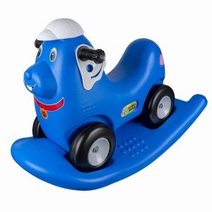 Catel balansoar 2 in 1, albastru - ROBENTOYS - Img 1