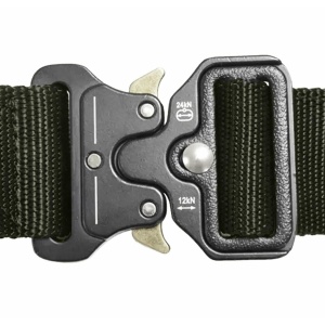 Curea Tactica pentru pantaloni, culoare Camuflaj cu catarama Neagra - Img 3
