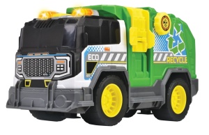 DICKIE CAMION DE RECICLARE CU LUMINI SI SUNETE 30CM - Img 3