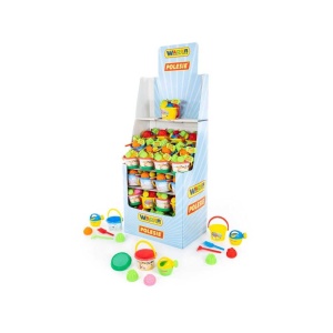Galetuse nisip + accesorii, 63 buc/display, Polesie - Img 1