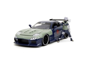 JADA MASINUTA METALICA NARUTO 1995 MAZDA RX 7 1:24 - Img 3