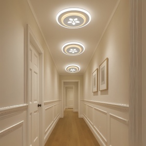 Lustra LED GUARELLA, 30W, Rotunda, lumina Rece/Calda/Neutra, Alb - Img 2