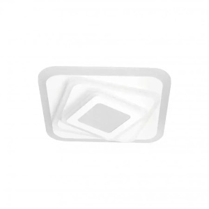 Lustra LED NEXA 3D 45W, Patrata, lumina Rece/Calda/Neutra , Alb - Img 2