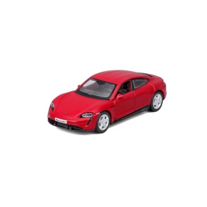 MAISTO MASINUTA METALICA SPEED ICONS PORSCHE TAYCAN TURBO S ROSU SCARA 1 LA 64 - Img 2