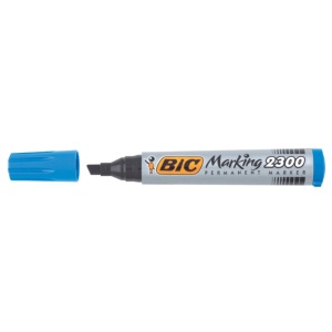 Marker permanent 2300 albastru 12/cutie - BIC - Img 2
