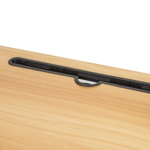 Masa pentru Laptop plianta din MDF, dimensiune 60 x 39,5 cm, cu suport pahar si telefon - Img 13