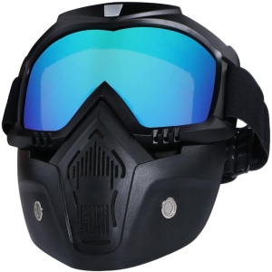 Masca de Protectie cu Ochelari Detasabili, cu destinatie Moto, ATV, SSV, QUAD - Img 2
