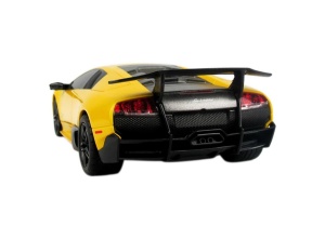 MASINA CU TELECOMANDA LAMBORGHINI MURCIELAGO LP670 GALBEN CU SCARA 1 LA 24 - Img 3