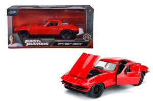 MASINUTA METALICA FAST AND FURIOUS 1966 CHEVY CORVETTE SCARA 1 LA 24 - Img 1