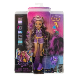MONSTER HIGH PAPUSA CLAWDEEN WOLF CU ANIMALUT SI ACCESORII - Img 1