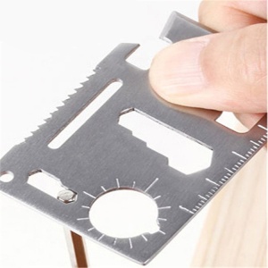 Multitool card outdoor / camping / survival tool, cu husa - Img 3