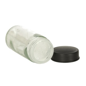 Organizator de condimente cu 18 containere cu suport rotativ pentru bucatarie, culoare neagra - Img 4