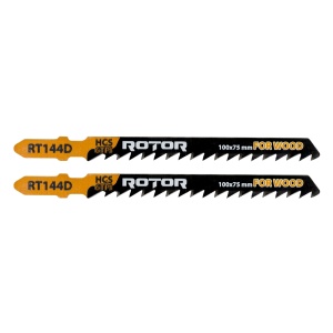 Panza fierastrau pendular pentru lemn, 100x75 mm Set 2 buc ROTOR RT144D - Img 1