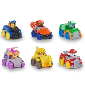 PATRULA CATELUSILOR PUP SQUAD RACERS PACHET CADOU 6 VEHICULE DE BAZA - Img 4